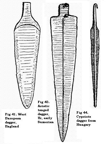 Daggers, Ur, England, Sumeria