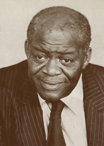 Portrait of Henry Winston from the back cover of Strategy for a Black Agenda