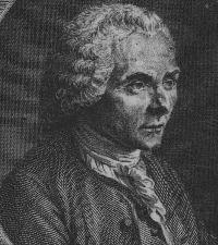 etching of Rousseau