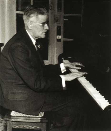 James Joyce at the piano