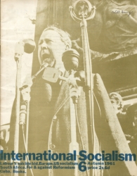 Cover International Socialism (1st series), No.6