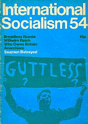 Cover International Socialism (1st series), No.54