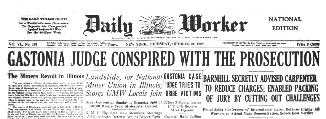 1929 Daily Worker National Edition