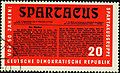 DDR postzegel Spartacusbond