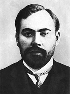 Retrato Aleksandr Aleksandrovitch Manilovski - pseudônimo Bogdánov