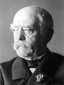 Retrato Otto Eduard Leopold von Bismarck-Schönhausen, Príncipe de Bismarck, Duque de Lauenburg