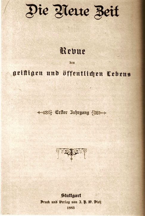 Retrato Die Neue Zeit (Os Tempos Novos)