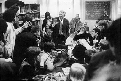 Jurgen Habermas with students 1960