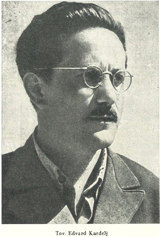 Slika: Tov. Edvard Kardelj